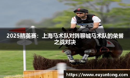 2025精英赛：上海马术队对阵聊城马术队的荣誉之战对决